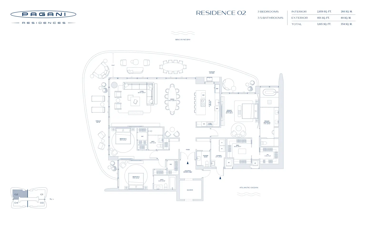 Pagani North Bay Village New Construction 3 bed 3.5 bath